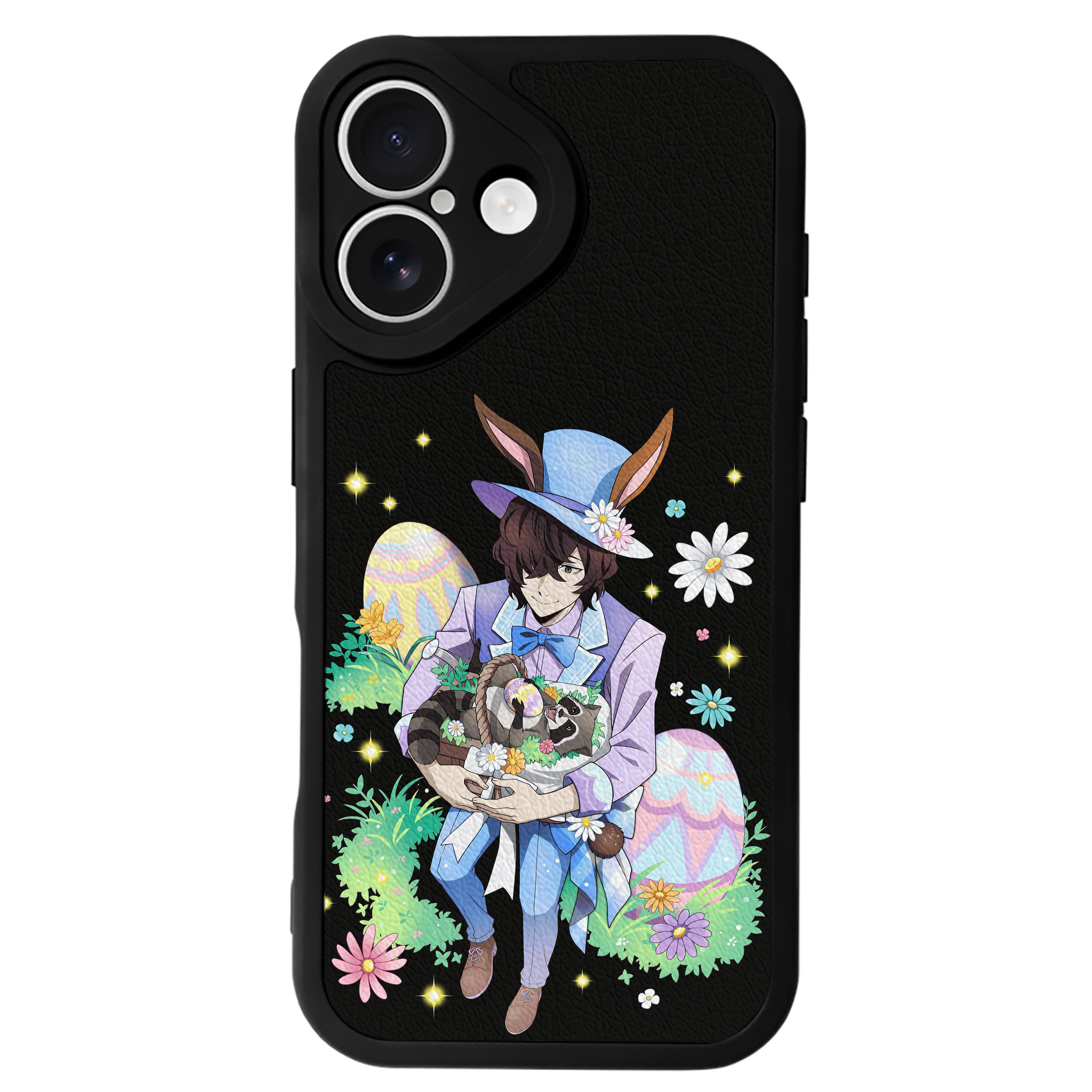 （画像用） 文豪ストレイドッグス Bungo Stray Dogs 【iPhone 16シリーズ対応】シリコンスマホケース（レザー調） 材質：シリコン